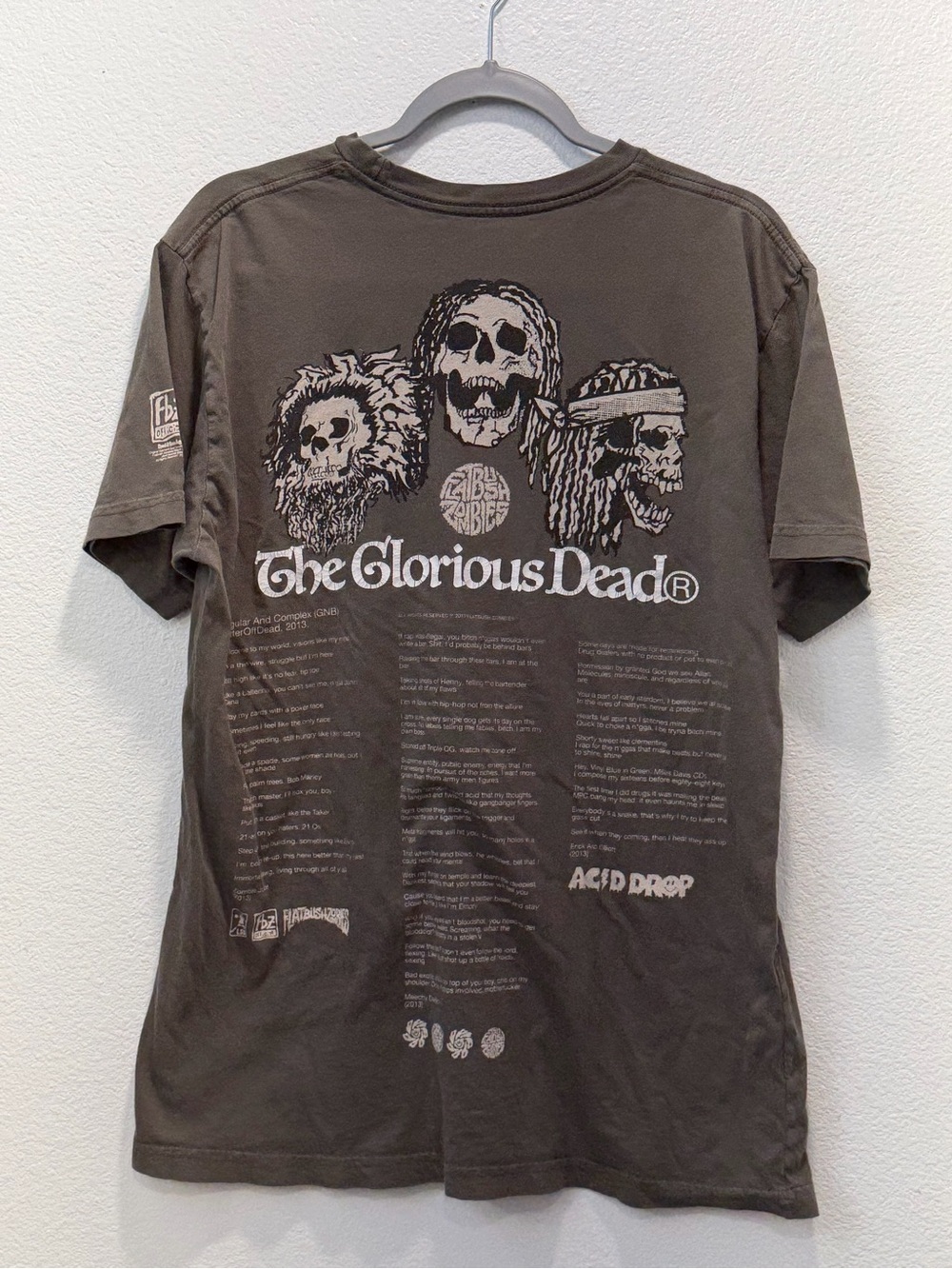 Vintage Flatbush Zombies Flatbush Zombies Triple OG Graphic T Shirt -Large